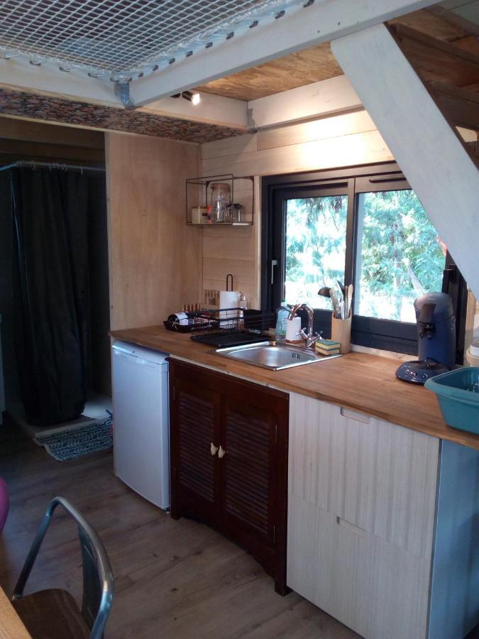 Tiny House Nouvelle Annonce Boho Ocean Hotell Naujac-sur-Mer Exteriör bild