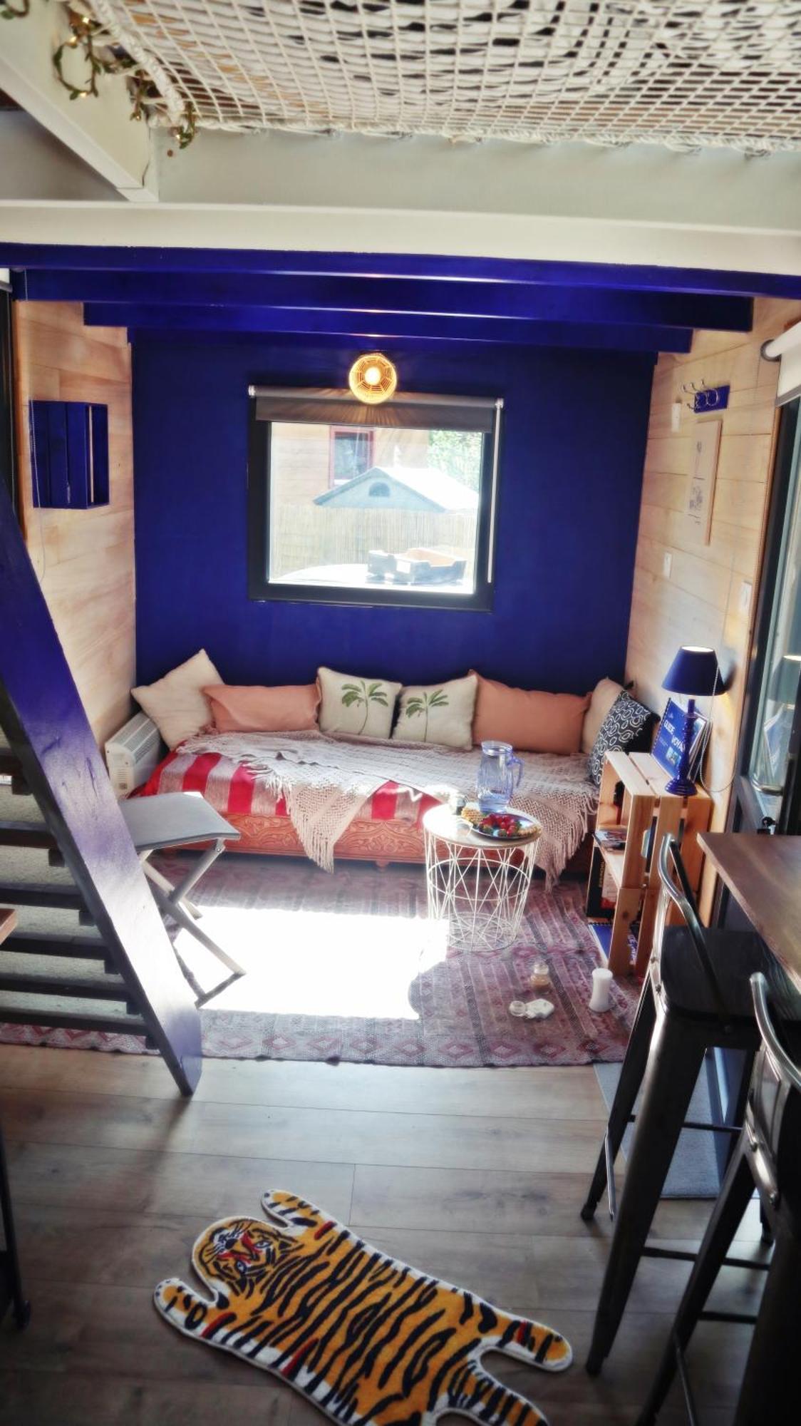 Tiny House Nouvelle Annonce Boho Ocean Hotell Naujac-sur-Mer Exteriör bild